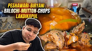 Juicy Balochi Mutton Chops Peshawari Biryani Tangdi Kulfi  Explore with bhukkanawab [upl. by Anir]