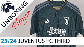 Juventus Third Jersey 2324 Vlahovic ZVBest1 Player Version Unboxing Review [upl. by Mildred]