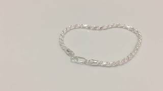 DIAMOND CUT ROPE BRACELETS  925 Sterling Silver  WHOLESALE SAVINGS [upl. by Lashond]