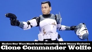 Star Wars Black Series Clone Commander Wolffe Hasbro Review [upl. by Stig]