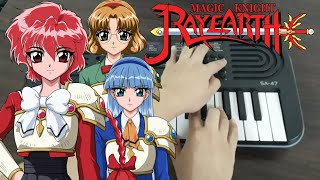 Magic Knight Rayearth OP  Yuzurenai Negai Cover 魔法騎士 レイアース CASIO SA47 [upl. by Sinylg]