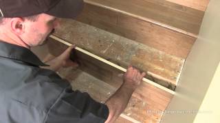 How To Install Hardwood on Stairs [upl. by Phyl]