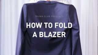 How to Fold a Blazer [upl. by Ayrotal]