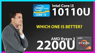 INTEL Core i3 10110U vs AMD Ryzen 3 2200U Technical Comparison [upl. by Simaj]