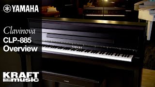 Yamaha Clavinova CLP885  Overview with Adam B [upl. by Acinnej]