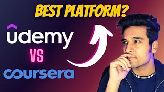 UDEMY or COURSERA 🤔  Best ONLINE PLATFORM for EDUCATION [upl. by Oigaib625]