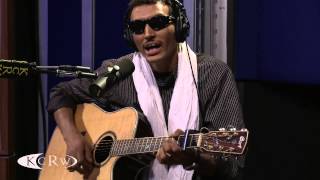 Bombino performing quotTiguitewen Oddanesquot Live on KCRW [upl. by Ailasor]