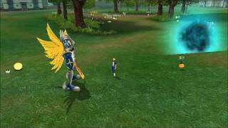 Digimon Masters Online  Patamon  all evolutions and attacks [upl. by Secunda961]