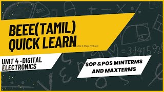 SOP POS Minterms and Maxterms [upl. by Aniuqaoj65]