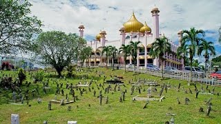 walking in Kuching Sarawak Malaysia [upl. by Tneciv]