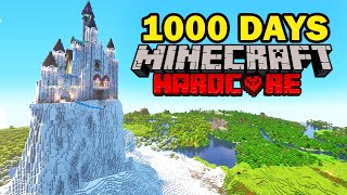 I Survived 1000 Days in Hardcore Minecraft FULL MINECRAFT MOVIE [upl. by Horan]