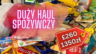 DUŻE ZAKUPY SPOŻYWCZE ALDI POLSKI SKLEP ASDA I HOME BARGAINS 💸 ZAKUPY ZA 260 FUNTÓW 👉 1350 ZŁ [upl. by Airdnaxela]