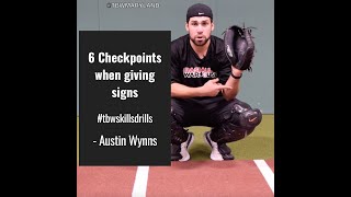 Catching How to Properly Give Signs by Current Baltimore Os Catcher Austin Wynns [upl. by Saile]