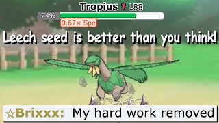 This is why Tropius is INCREDIBLY VALUABLE in random battles [upl. by Krystin]