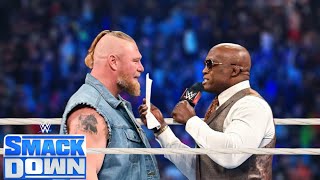 WWE July 112024  Brock Lesnar Vs Bobby Lashley  SmackDown Live Full Match [upl. by Huan]