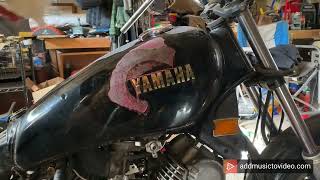 1981 Xv750 rust removal [upl. by Towbin]