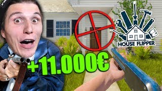 Ich zerschieße ihr HAUS und bekomme dafür 11000€ ☆ House Flipper [upl. by Electra]