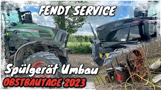 Obsthof Raddatz  Spülgerät Umbau  FENDT 208V Service  Obstbautage 2023  Neuheiten [upl. by Trinl]