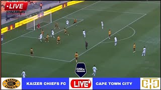 🔴Live Kaizer Chiefs vs Cape Town City  DStv Premiership2023 Full Match Stream Analysis [upl. by Annaihs]