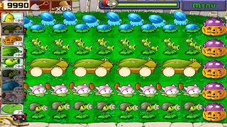 Plants vs Zombies • Winter Melon Three Pea Cob Cattail amp Gatling Pea vs Zombies • Walkthrough HD [upl. by Uahc]