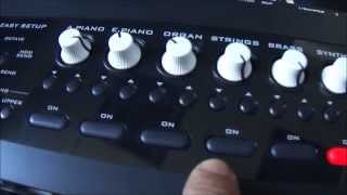 Controlando o Korg PS60 utilizando um controlador MIDI [upl. by Wilmette110]