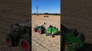 FENDT 516 mit JOHN DEERE 582 Presse [upl. by Langdon622]