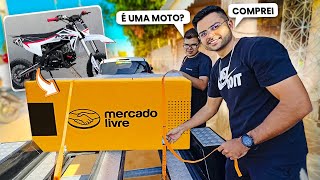 COMPREI UMA MINI MOTO 140CC NO MERCADO LIVRE [upl. by Neille]