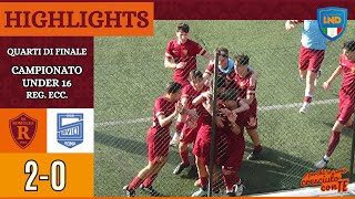 Romulea  Savio  GOAL e HIGHLIGHTS Quarti di Finale Under 16 Reg Ecc [upl. by Imit545]