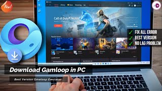 How To Download Gameloop Emulator in PC and Laptop  Fix All Error  Gameloop Install in PC [upl. by Rihsab]