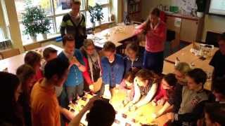 Techniekles in groep 8b Rehobothschool Kootwijkerbroek [upl. by Ninahs]