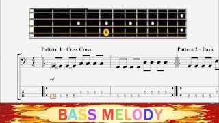 Common Bass Patterns  1 to 10  Beginner Bass Lesson [upl. by Haidebej]