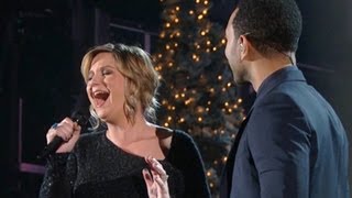 John Legend amp Jennifer Nettles quotO Holy Nightquot Performance CMA Country Christmas on ABC [upl. by Hare]