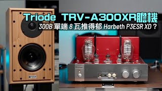 300B 單端 8 瓦 Class A 推得郁 Harbeth P3ESR XD？｜日本 Triode TRVA300XR 精品合併膽機｜國仁實試｜CC字幕 [upl. by Ahsie587]