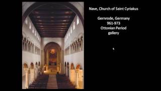 Art 200 The Early Middle Ages The Ottonian Period [upl. by Yllim419]