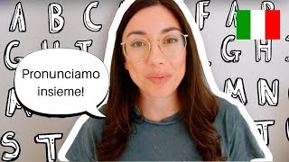 Learn Italian Alphabet Pronunciation for beginners Review for intermediate ITA EN FR POR SUB [upl. by Refotsirc]