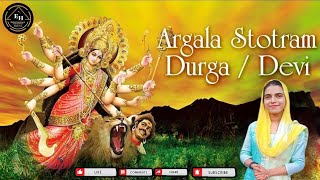 Durga argala stotram in hindi  अर्गला स्तोत्र durgamaa [upl. by Garrott]