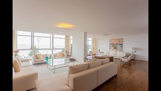 Apartamento  4 quartos  Vista mar  Av Atlântica  Copacabana [upl. by Annayk]