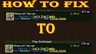 How to Improve Ping on MCPE Reduce Lag on Servers [upl. by Etyak]