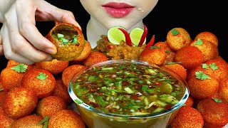 SPICY PANIPURI CHALLENGEPANIPURI EATING CHALLENGE  INDIAN STREET FOOD [upl. by Kolnos]