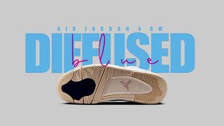 DIFFUSED BLUE 2025 Air Jordan 4 RM DETAILED LOOK  RELEASE INFO [upl. by Ahsiner]