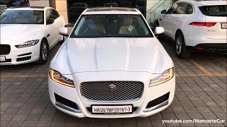 Jaguar XF 20t Prestige X260 2018  Reallife review [upl. by Oluas]