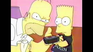 The Simpsons Michael Jackson Black or White Video Premier Thursday November 14 1991 [upl. by Eceerahs978]