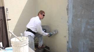 How to apply new stucco over a painted surface [upl. by Savannah]