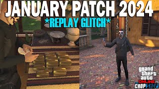 January Patch 2024 Replay Glitch Door Glitch in Cayo Perico Heist FInals GTA Online Money Glitch [upl. by Suoicserp]