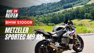 Metzeler Sportec M9 RR Test auf BMW S1000 R [upl. by Carolus196]