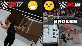 6 Things WWE 2K17 Last Gen Does Better Than WWE 2K18 [upl. by Manfred]