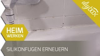 Silikonfugen im Bad erneuern Wenn sich Schimmel in den Fugen breit macht [upl. by Nivak502]