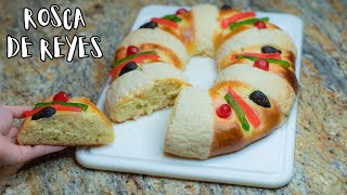 Rosca de Reyes  Three Kings Bread Authentic Recipe [upl. by Soirtemed]