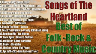 Songs of The Heartland  Best of Folk Rock and Country Music [upl. by Inesita975]