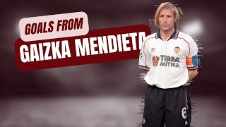 A few career goals from Gaizka Mendieta [upl. by Iinde]